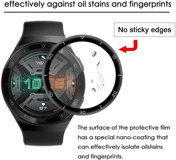 Ultra-subțire Premium Folie de protectie Ecran pentru Huawei Watch GT 2e Sensibil la Atingere Clar Compozit Folie de protectie Pentru Huawei GT 2e