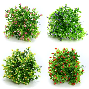 1 BUC Plante Artificiale Bonsai Mic Copac Verde Plante Fals Ghivece de Flori Ornament Acasă Grădină Cameră Birou Fals Decor Bonsai