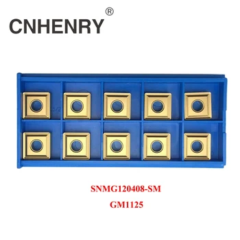 SNMG 120408-SM GM1125 Instrumente de Tăiere CNC Indexabile Cimentat Inserții de Carbură de Tungsten, Carbură de Cotitură Insertii SNMG pentru Oțel