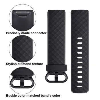 Curea din silicon pentru Fitbit Charge 4 benzi de Înlocuire watchband Charge4 SmartWatch Sport moale Bratara Fitbit Charge 3 ceas trupa
