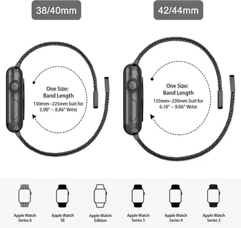 Sticla+Curea pentru Apple Watch Band 45mm 41mm 38mm 40mm 42mm 44mm Ecran Protector+Caz+Brățară Magnetic Loop IWatch 7 se 6 5 4 3