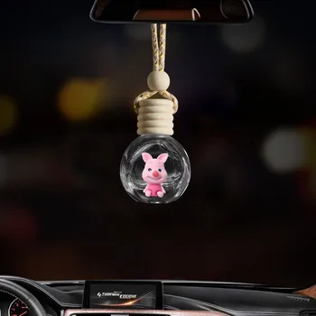 Masina de Desene animate Pandantiv Anime Sticla de Parfum Agățat Ornamente Auto Oglinda Retrovizoare Interior Bijuterie Accesorii Cadouri pentru Fete