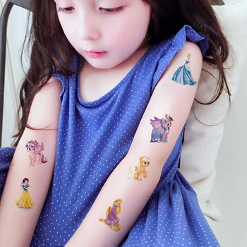 Impermeabil Tatuaj Temporar Autocolante Stele de Moda Tatuaj Mic Anime Minunat Autocolante pentru Copii Autocolant Tatuaje și Body Art Drăguț
