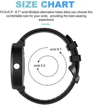 20mm Curea de ceas pentru Amazfit bip/Gts/2/3/mini/Gtr/2/3 din silicon bratara smartwatch Samsung galaxy watch 4/clasic 44mm 46mm