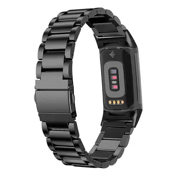 Din Oțel Inoxidabil Curea Pentru Fitbit Charge 5 Smartwatch Metal Curea De Înlocuire WristStrap Accesorii Brățară Charge5 Centura