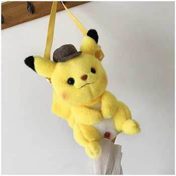 Pokemon Kawaii Pikachu Rucsac Anime Drăguț Desene Animate Pokemon Gradinita De Copii Scoala Sac De Pluș Umplute Pachet Copil Fată Jucărie Cadou