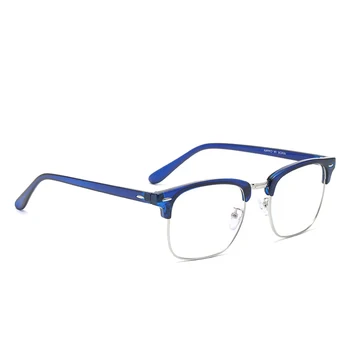 Emosnia Pătrat Clar Ochelari De Calculator Cadru Femei Bărbați Lumina Albastra Anti-Blocare Clasic De Ochelari De Semi-Fără Ramă Ramă Optică Oculos