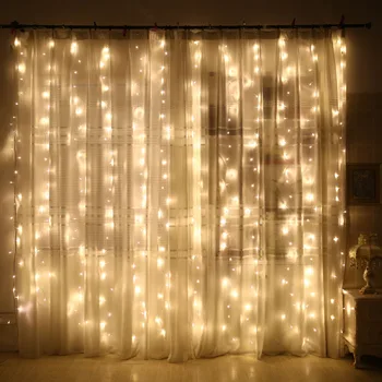 4 x 2M LED Perdea de Lumini Sloi de gheață Ghirlanda de Crăciun de Nunta de Decorare Pentru Camera de zi Casa de Vacanță Partid Lumini de Basm String