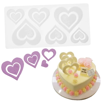 3D Romantic Inima de Trandafir Silicon Ciocolata Mucegai Tort Decorare Cupcake Cookie-uri de Silicon Mucegai Muffin Pan Copt Cadou