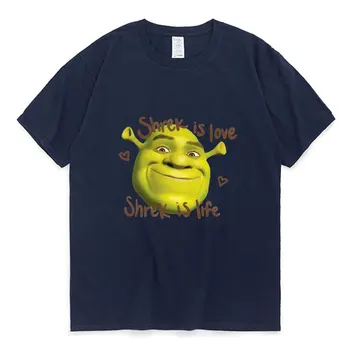 Shrek Este Dragoste Shrek este Viața Print T Camasa Barbati Femei Vara Bumbac, Supradimensionat tricou Confortabil Trendy Moda Maneca Scurta