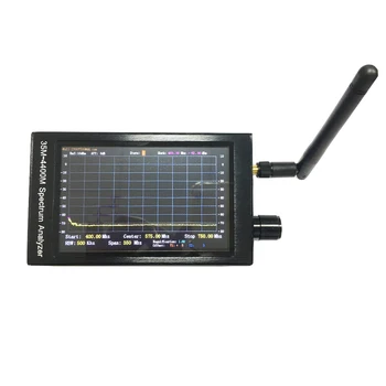 35MHz-4400MHz 4.3 Inch Lcd-scherm Professionele Portabile Eenvoudige Analizor de Spectru de Topire Van Interfon Signaal