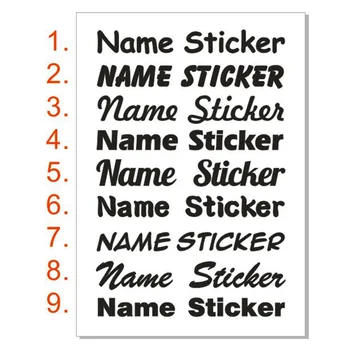 1buc Vinil Personalizate Numele Autocolant Colorat Personalizate Taiere Eticheta Matt PVC Impermeabil Muri Taie Eticheta De Obiect Personal Autocolant