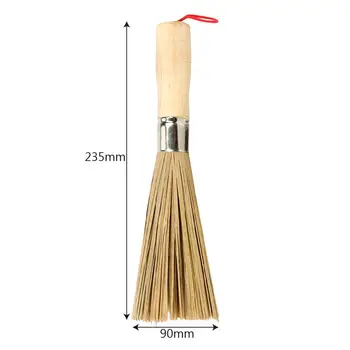 Oala Pensulă Mâner de Lemn Speli Vasele Natural Rezistent de Bambus Perie Manual Ulei Non-stick