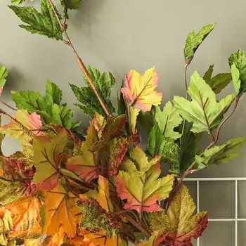 3PCS/Set Toamnă Simulare Artificială Frunze de Arțar Buchet de Flori Pentru Petrecerea de ziua Recunostintei Acasa Fals Toamna Frunze de Plante Decor