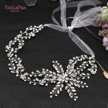 YouLaPan SH242 de Lux Cristal de Argint Centura pentru Rochie Formale Curea Rochie de Mireasa Sash Belt Femei Talie Trupa Stras Centura